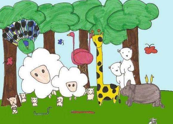 动物园简笔画超简单 动物园简笔画超简单又漂亮