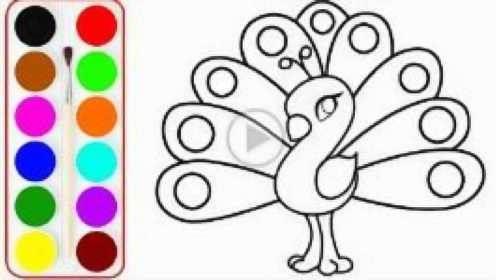 孔雀的简笔画 孔雀的简笔画图片