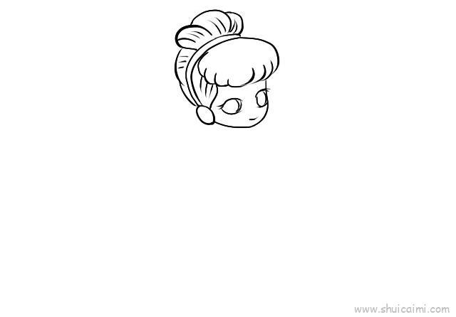 灰姑娘儿童画怎么画 灰姑娘简笔画简单