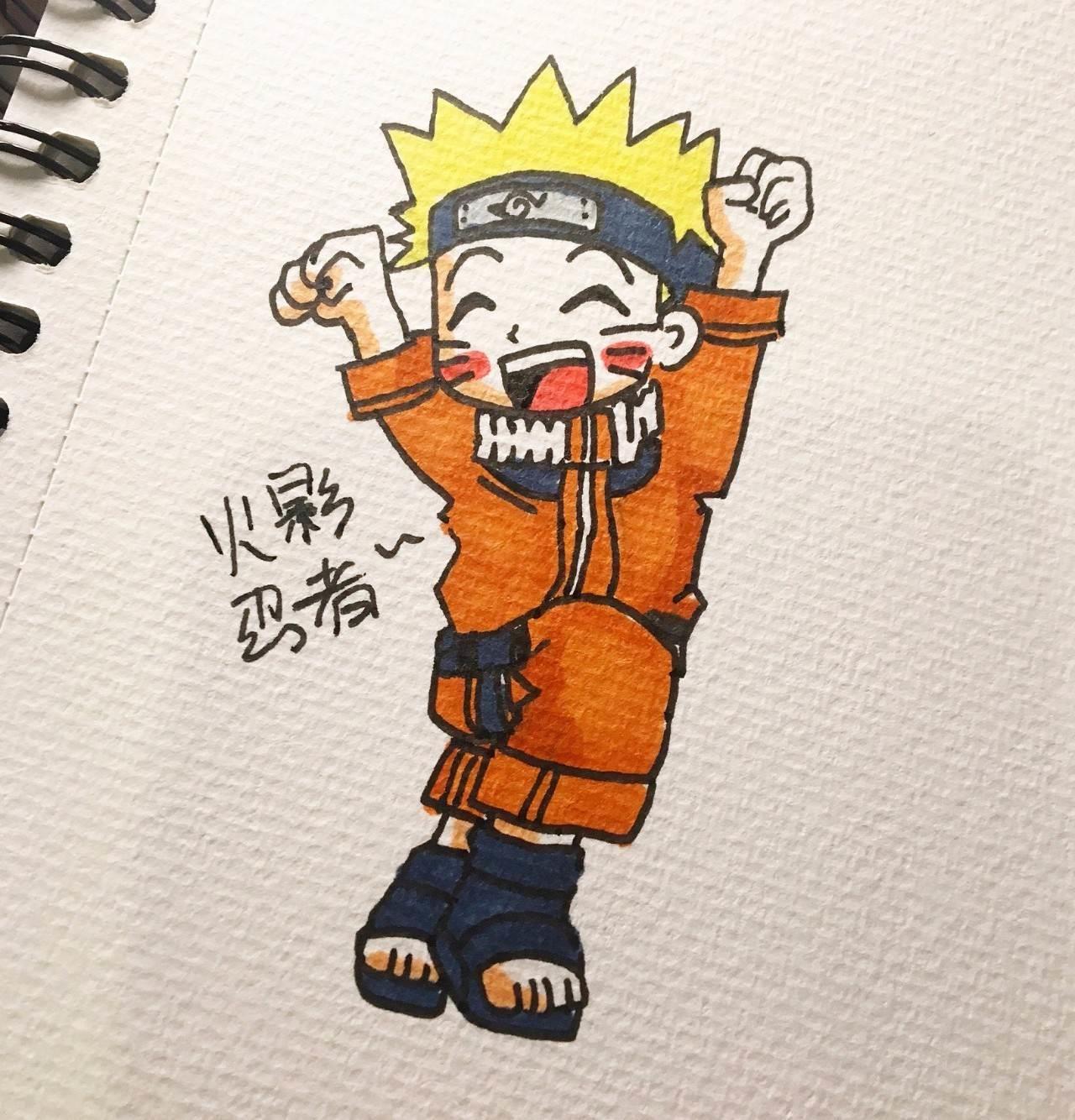 火影忍者简笔画 火影忍者简笔画晓组织