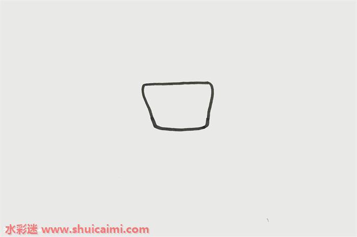 倒梯形动物怎么画 动物牛简笔画简单好看彩色