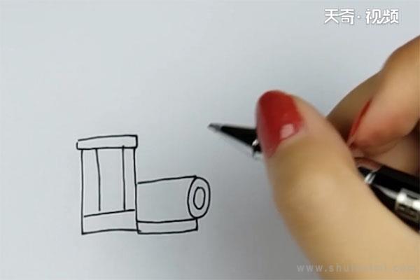 火车简笔画怎么画 火车简笔画步骤