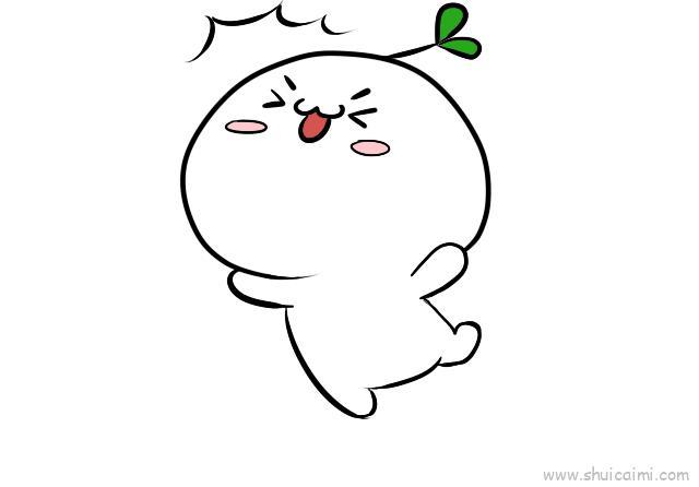 团子可爱儿童画怎么画 团子可爱简笔画画法