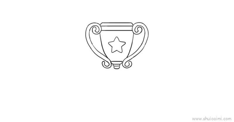 奖杯儿童画怎么画 奖杯简笔画简单又好看