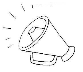 喇叭的简笔画图片大全 喇叭的简笔画图片大全可爱