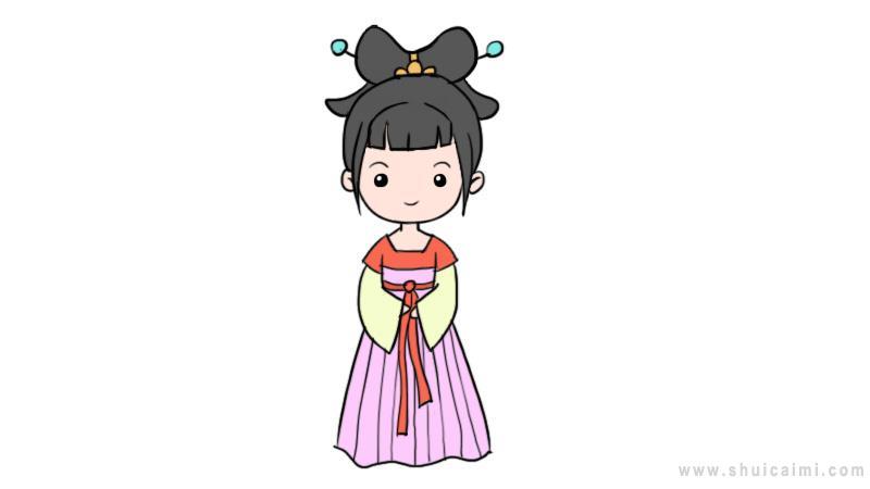 美少女简笔画怎么画 美少女简笔画图片大全
