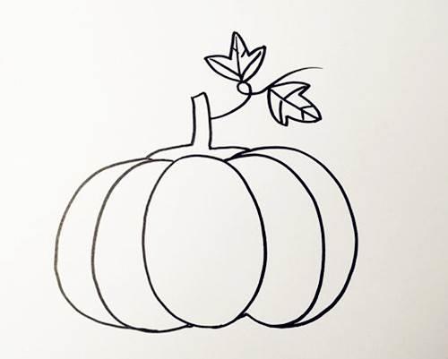 南瓜简笔画 南瓜简笔画儿童画法