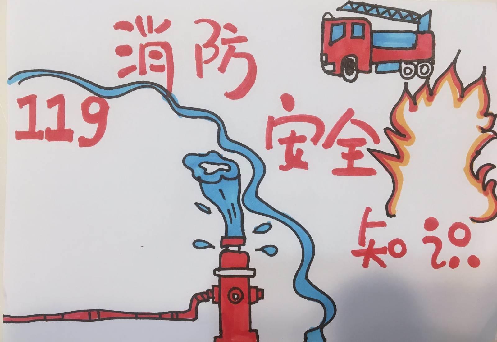消防安全简笔画 消防安全简笔画幼儿园
