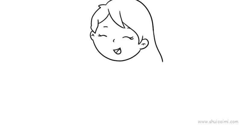 小孩画人儿童画怎么画 小孩画人简笔画简单