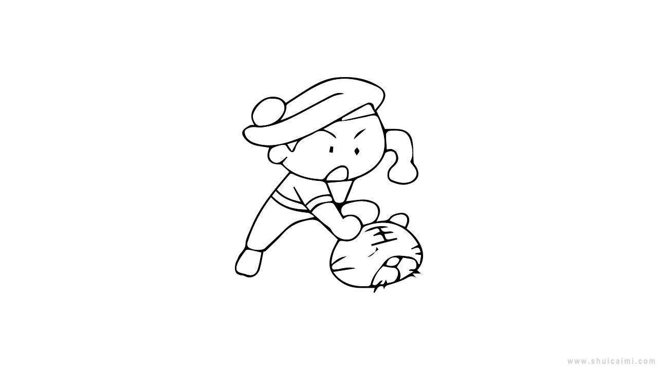 武松打虎简笔画怎么画 武松打虎简笔画图片