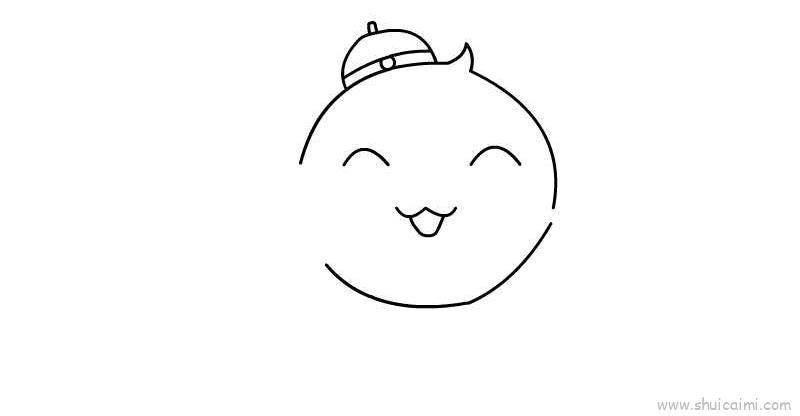 汤圆儿童画怎么画 汤圆简笔画画法
