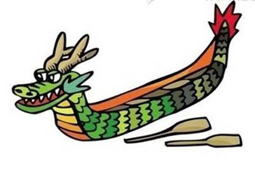 龙舟的简笔画图片大全 龙舟的简笔画图片大全三年级