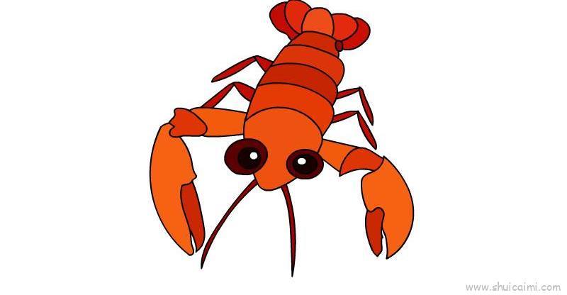 小龙虾儿童画怎么画 小龙虾简笔画画法