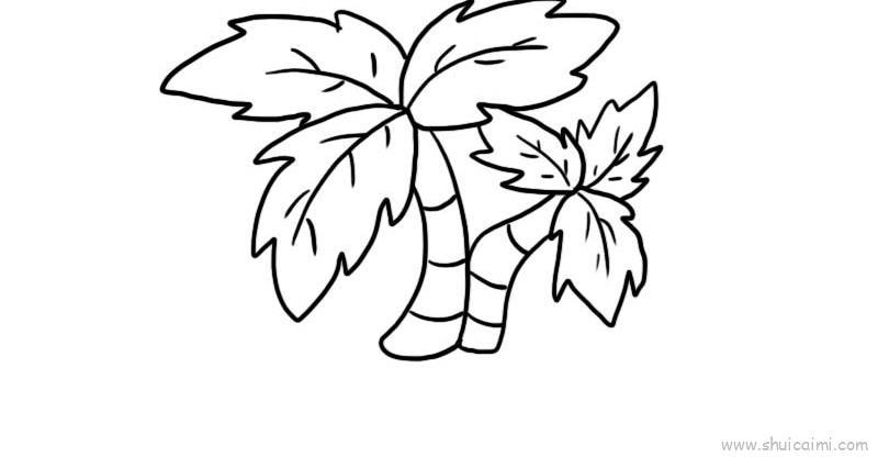 沙滩上儿童画怎么画 沙滩上简笔画画法