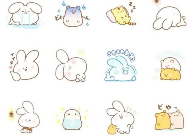 简笔画可爱 简笔画可爱表情包