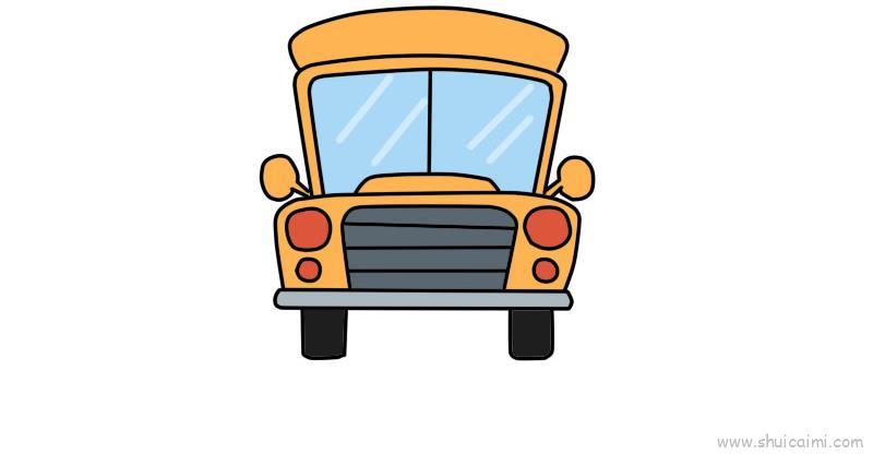 客车儿童画怎么画 客车简笔画图片大全