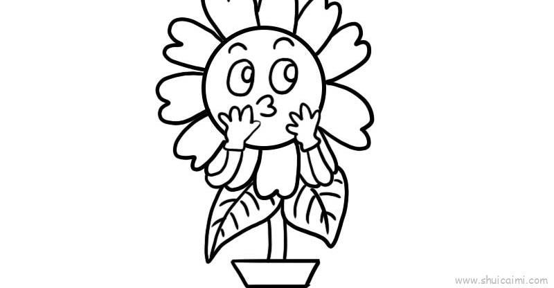 向日葵宝宝儿童画怎么画 向日葵宝宝简笔画画法