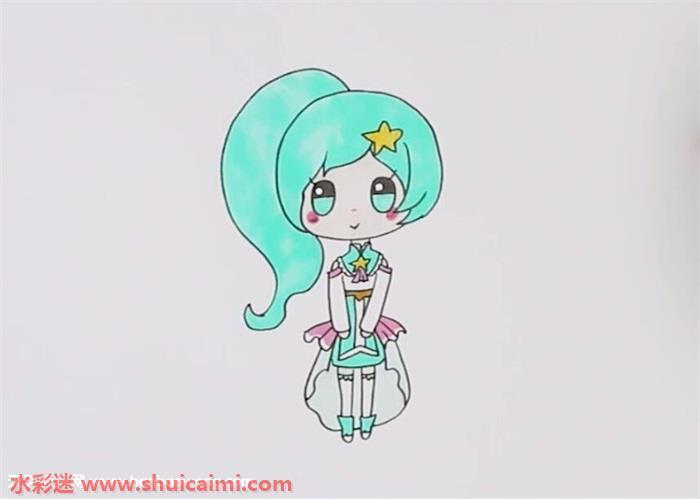 雅雅公主怎么画 雅雅公主简笔画步骤