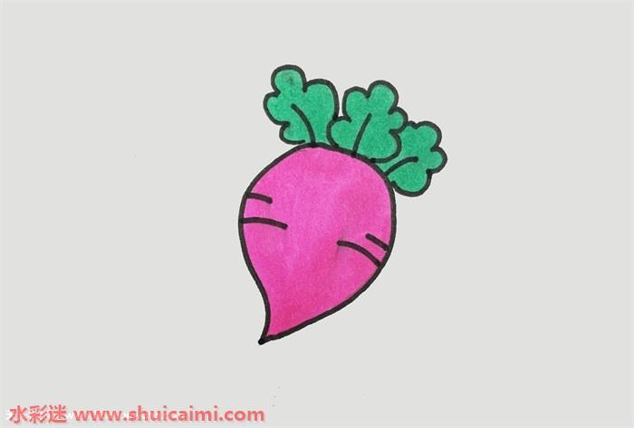 萝卜可爱怎么画 萝卜可爱简笔画画法