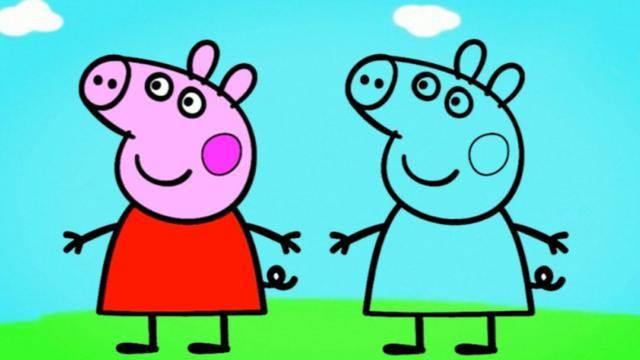 佩奇简笔画 佩奇简笔画画法