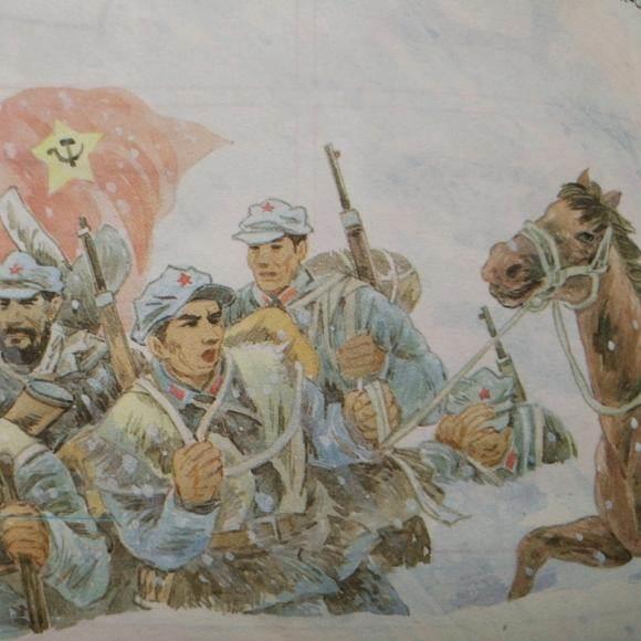 七律长征简笔画 七律长征简笔画图片