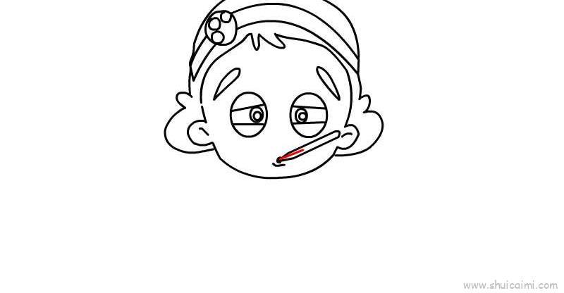 肺炎内容儿童画怎么画 肺炎内容简笔画画法