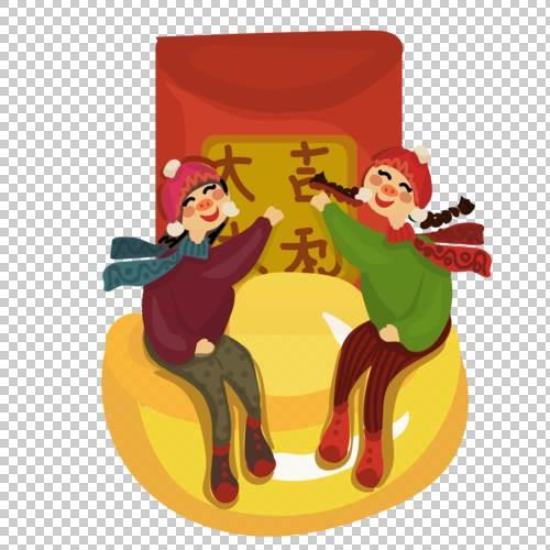 长辈给晚辈压岁钱简笔画 长辈给晚辈压岁钱简笔画图片大全