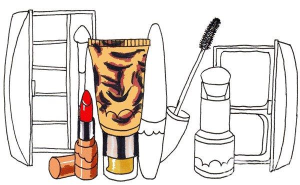 化妆品套装的简笔画怎么画 化妆品套装的简笔画图片大全