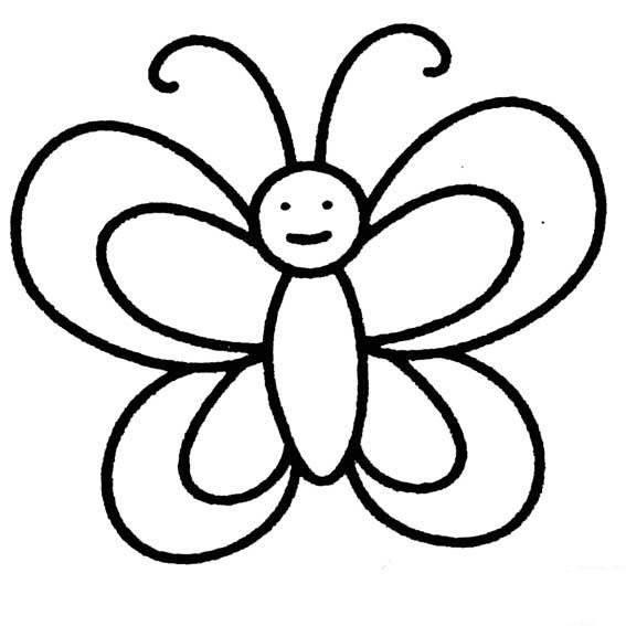 简笔画蝴蝶 简笔画蝴蝶图片大全彩色