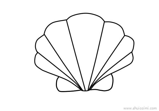 贝壳儿童画怎么画 贝壳简笔画简单又好看