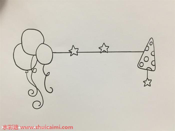 生日卡怎么画 生日卡简笔画简单好看带颜色