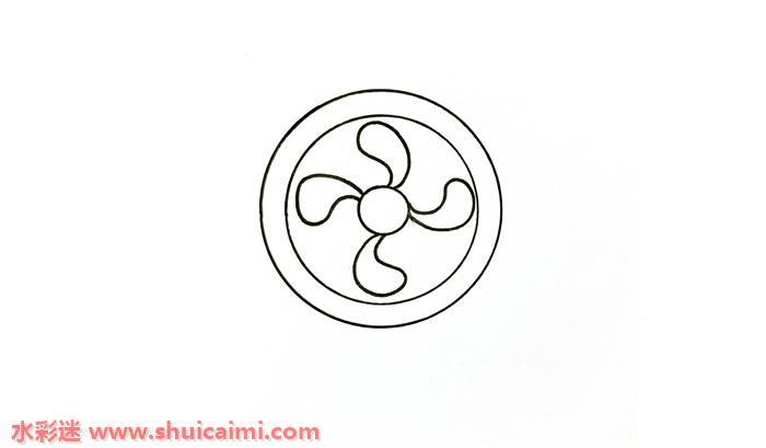 哪吒风火轮怎么画教程 彩色哪吒风火轮简笔画步骤