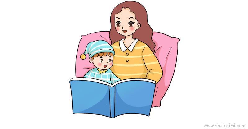 妈妈给我讲故事教程儿童画怎么画 妈妈给我讲故事教程简笔画顺序