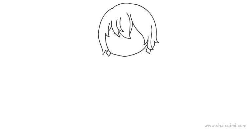 女孩儿童画怎么画 女孩简笔画简单