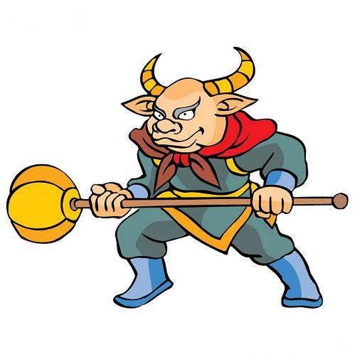 牛魔王简笔画图片大全 牛魔王简笔画图片大全彩色