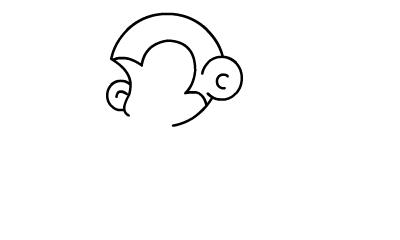 金丝猴简笔画图片大全（金丝猴儿童画图片大全）