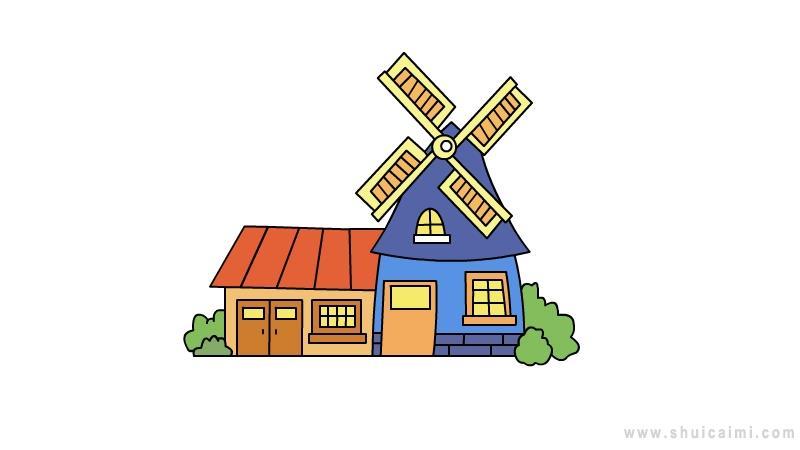 房子简笔画怎么画 房子简笔画顺序