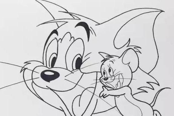 猫和老鼠简笔画 猫和老鼠简笔画图片