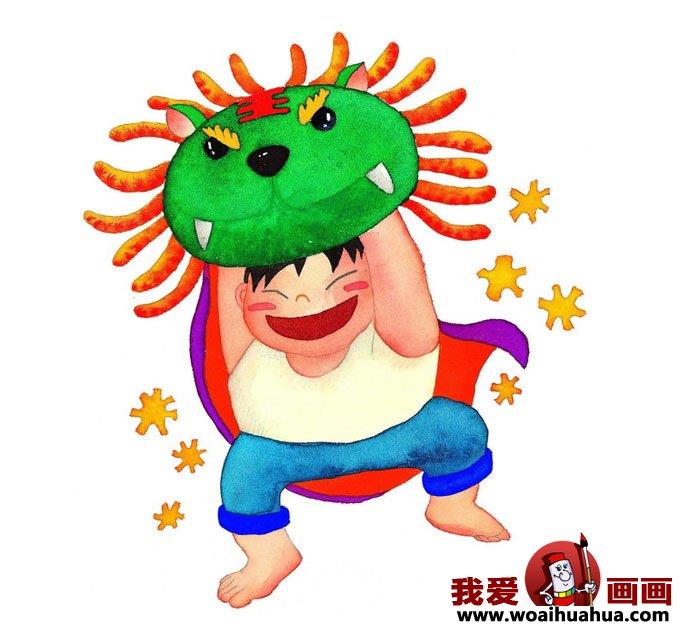 过年有关过年的卡通图片大全简笔画怎么画 过年有关过年的卡通图片大全简笔画步骤