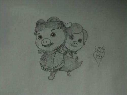 猪猪侠简笔画 猪猪侠简笔画图片