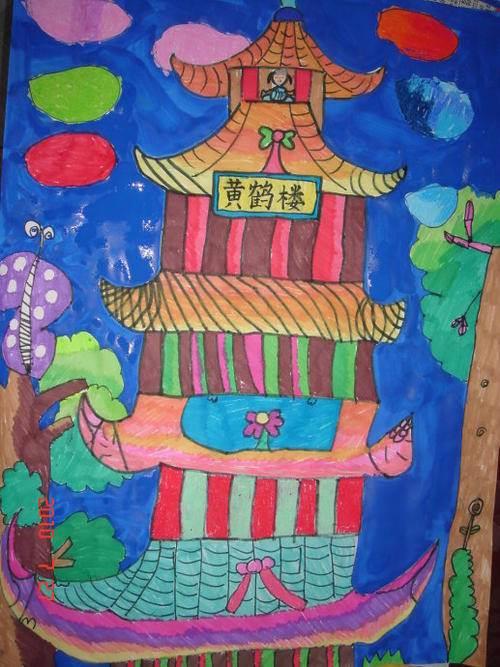 黄鹤楼简笔画 黄鹤楼简笔画小学生