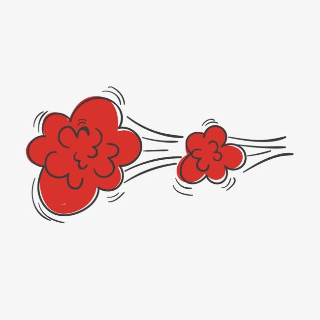 红色简笔画 蓝色简笔画可爱