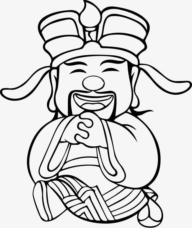 福星简笔画怎么画 福星简笔画图片大全