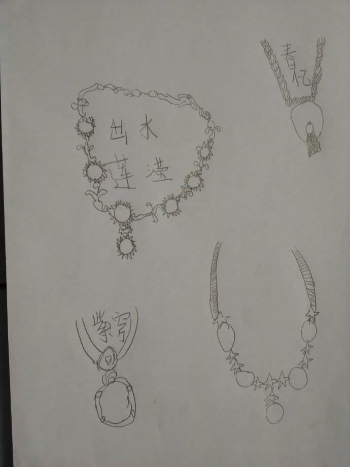 珠子手链简笔画 珠子手链简笔画大全