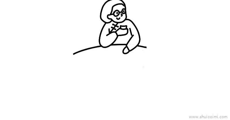 团团圆圆年夜饭儿童画怎么画 团团圆圆年夜饭简笔画简单