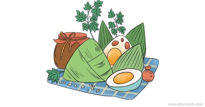 端午节儿童画怎么画 端午节简笔画简单