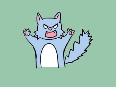 大灰狼简笔画图片大全 大灰狼简笔画图片大全可爱