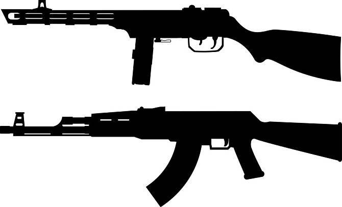 枪支简笔画 枪支简笔画图片