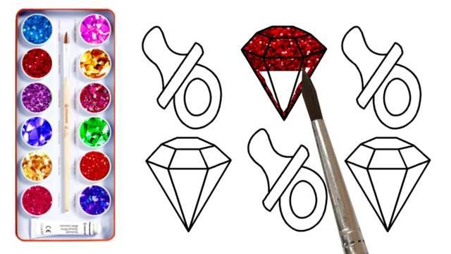 钻石简笔画 钻石简笔画图片大全