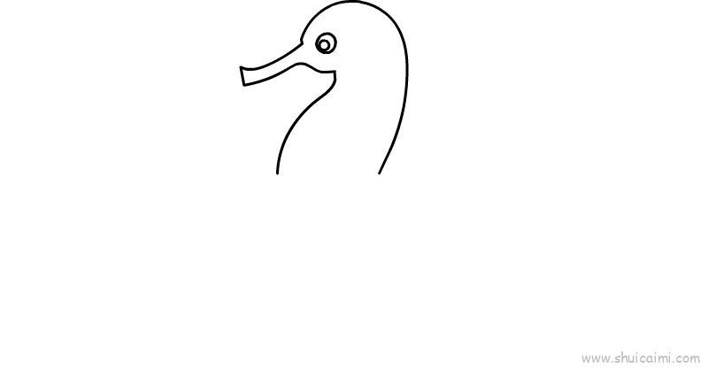 海马儿童画怎么画 海马简笔画顺序